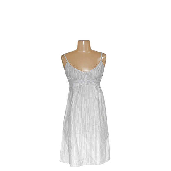 Pacsun Blue Striped A-Line Dress Size 6 - Picture 1 of 4